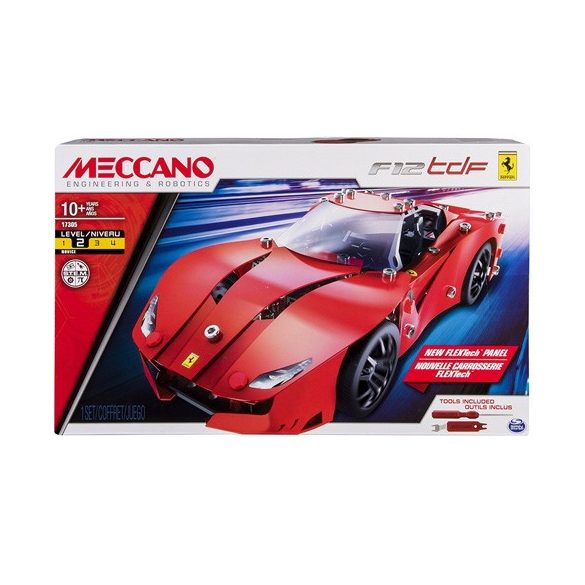 Meccano Ferrari F12 fém építő szett