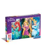 Clementoni- Disney hercegnők - 60 db-os maxi puzzle