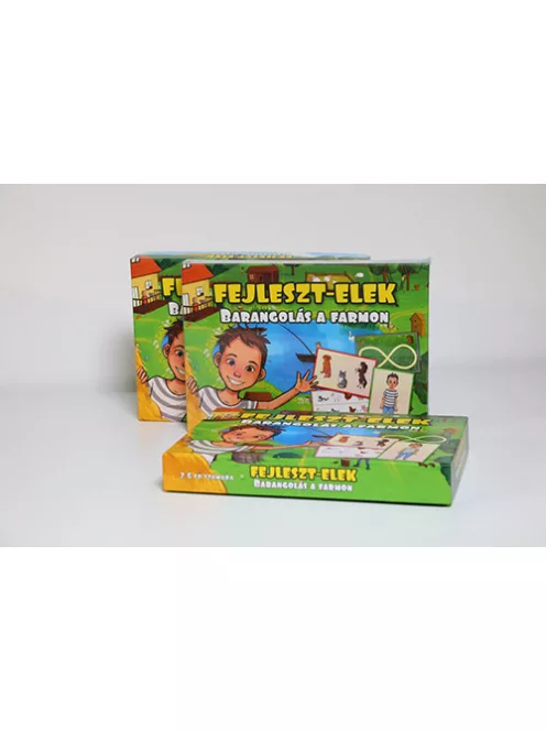 Fejleszt Elek - Barangolás a farmon készségfejlesztő társasjáték