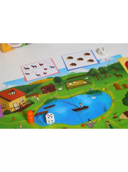 Fejleszt Elek - Barangolás a farmon készségfejlesztő társasjáték