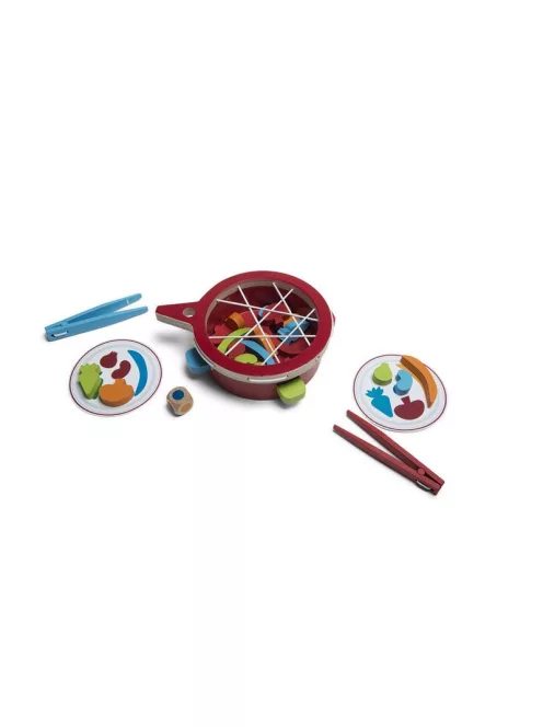 Zöldségek - Csipeszes ügyességi játék - BS Toys GA347