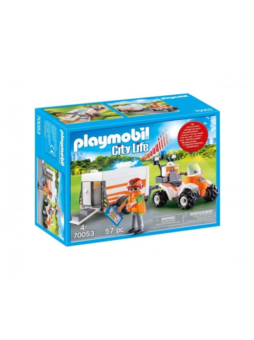 Mentő quad utánfutóval 70053 Playmobil City Life