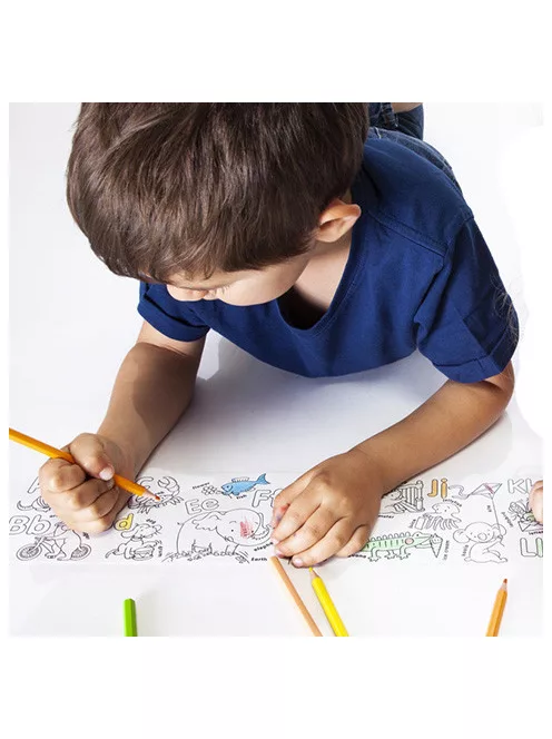 Öntapadós mini színező henger 6 db mini ceruzával - Carioca