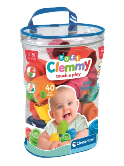 Clemmy Baby - Építőkockák 40 db-os