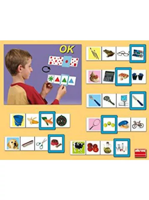 Válaszd ki! Melyikhez tartozik? Akros Asszociációs játék (20723)