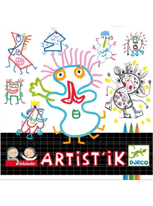 Társasjáték absztrakt művészet