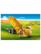 Traktor utánfutóval