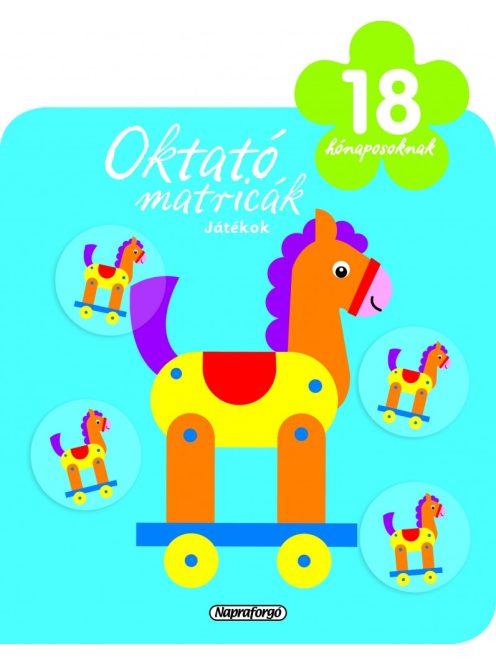 Oktató matricák - Játékok (18 hónaposoknak)-Napraforgó