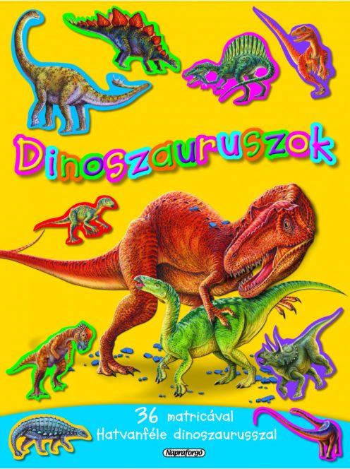 Mozgalmas matricásfüzet - Dinoszauruszok  - Napraforgó