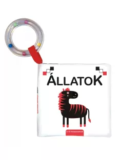 Kontrasztos babakönyv Állatok Napraforgó