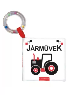 Kontrasztos babakönyv Járművek Napraforgó