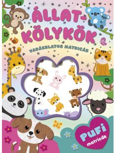 Varázslatos matricák - Állatkölykök Napraforgó
