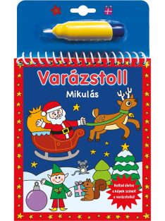 Varázstoll vízzel festő készlet, Mikulás Napraforgó