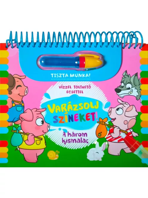 Varázsolj szineket! A három kismalac Napraforgó
