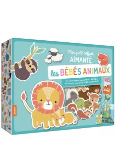 Mágneses készségfejlesztő doboz, Bébi állatok Auzou