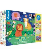 4 az 1-ben állatos puzzle kicsiknek Auzou