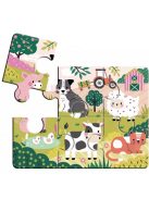 4 az 1-ben állatos puzzle kicsiknek Auzou