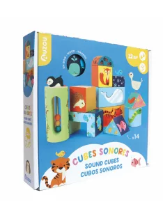 Interaktív színes építőkockák Auzou