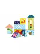 Interaktív színes építőkockák Auzou