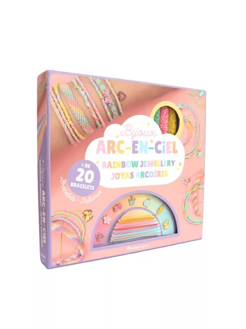 Ékszerkészítő készlet, Szivárványos ékszerek Auzou