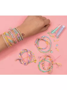 Ékszerkészítő készlet, Szivárványos ékszerek Auzou