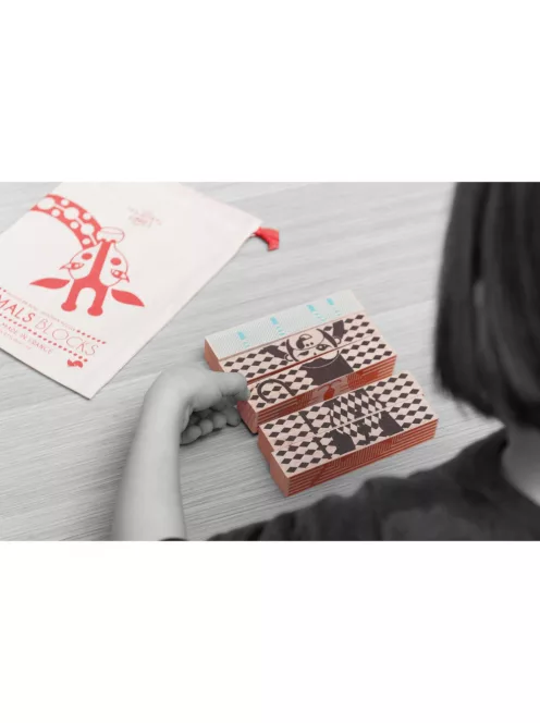 Fa kirakós blokkok, Állatok Auzou