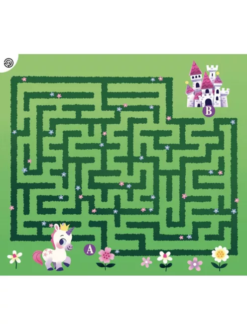 Letörölhető fejtörő feledatkártyák, Unikornisok Auzou