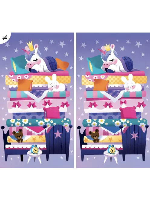 Letörölhető fejtörő feledatkártyák, Unikornisok Auzou