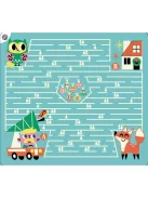 Letörölhető fejtörő feladatkártyák, Karácsony Auzou