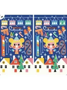 Letörölhető fejtörő feladatkártyák, Karácsony Auzou