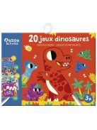 Letörölhető fejtörő feladatkártyák, Dinoszauruszok Auzou