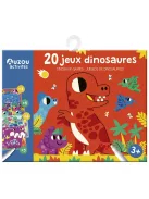 Letörölhető fejtörő feladatkártyák, Dinoszauruszok Auzou