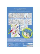 Nagyméretű színező könyv neon filctolakkal Auzou