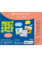 Letörölhető fejtörő feladatkártyák, Utazások Auzou