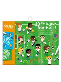 Letörölhető fejtörő feladatkártyák, Foci Auzou