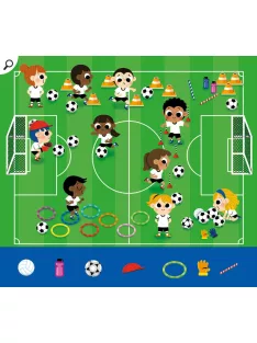 Letörölhető fejtörő feladatkártyák, Foci Auzou