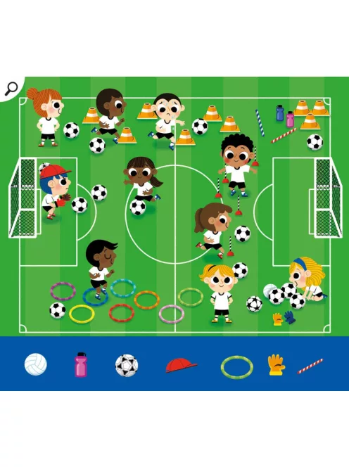 Letörölhető fejtörő feladatkártyák, Foci Auzou