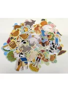 100 db-os matrica készlet, A farmon (ÚJ) Auzou