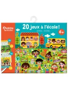 Letörölhető fejtörő feladatkártyák, Játék az iskolában Auzou