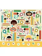 Letörölhető fejtörő feladatkártyák, Játék az iskolában Auzou