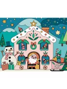 Vízzel festő képek, Karácsony Auzou