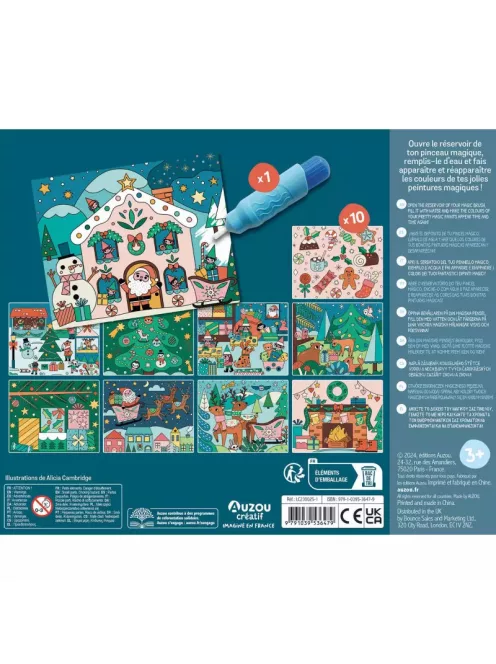 Vízzel festő képek, Karácsony Auzou