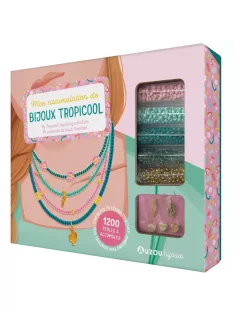   Gyöngyfűző ékszerkészítő készlet, trópusi színek Auzou