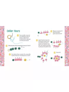   Gyöngyfűző ékszerkészítő készlet, trópusi színek Auzou