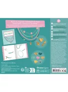 Gyöngyfűző ékszerkészítő készlet, trópusi színek Auzou