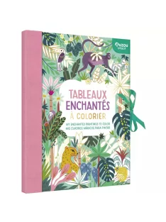   Nagyméretű színező könyv kemény borítással és fényes kontúrvonalakkal Auzou