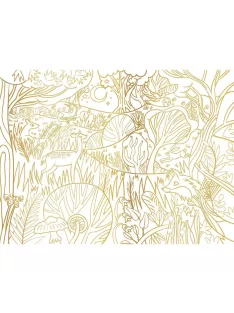   Nagyméretű színező könyv kemény borítással és fényes kontúrvonalakkal Auzou