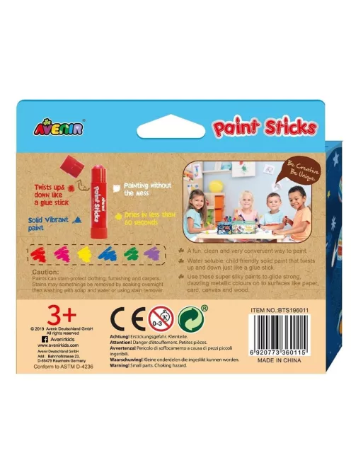 Festő stift metál 6 db-os  Avenir