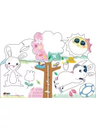 Kreatív színező készlet méhviasz krétával, 4 évszak Avenir