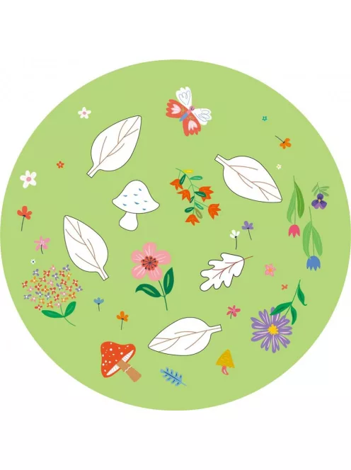 Kreatív színező készlet méhviasz krétával, Móka a faházban Avenir